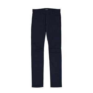 Balmain Cotton Casual Pants Men Blue Bottoms